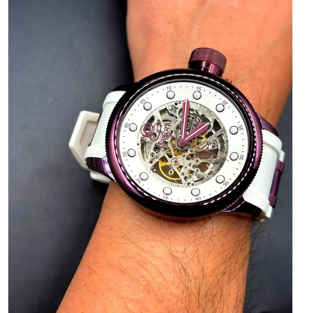 Invicta Pro Diver 40751 Automatic Skeleton Purple 51mm